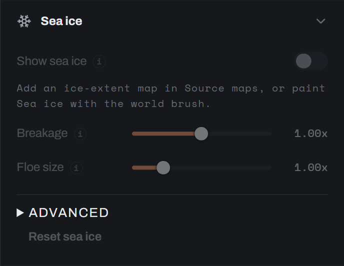 The Sea ice group, locked