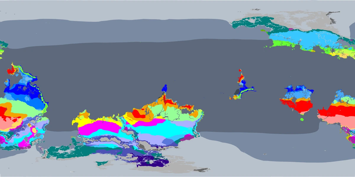 Climate zone map exported from World Climate Lab