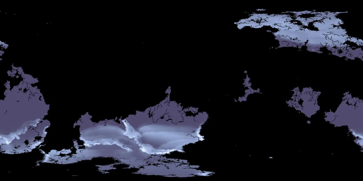 Precipitation map exported from World Climate Lab