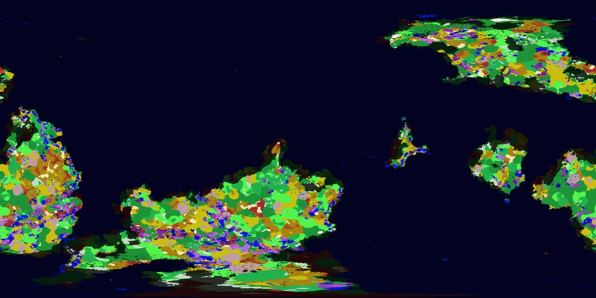 Rock type map exported from Gleba